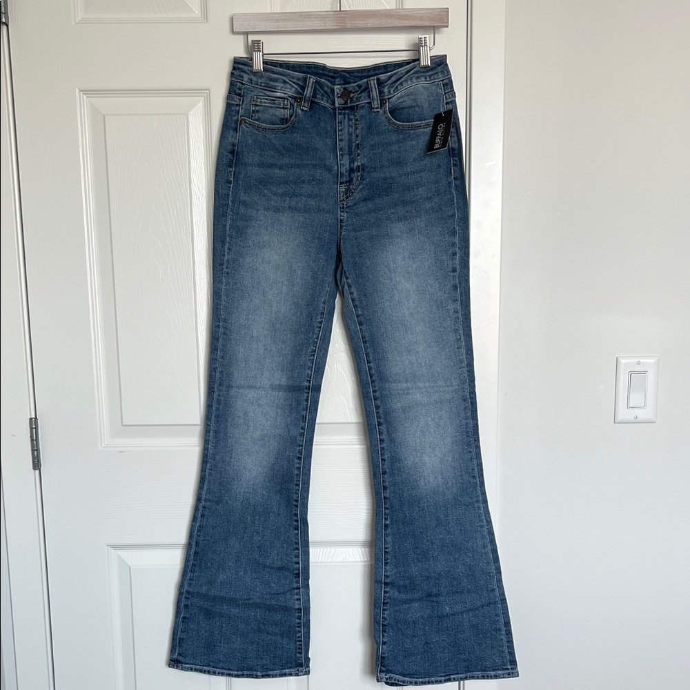 Buffalo David Bitton High Rise Flare Joplin Women's Jeans, Vintage Blue - W 29